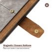 Xiaomi 14 Ultra Grey Leather RFID Blocking Phone Case - 5