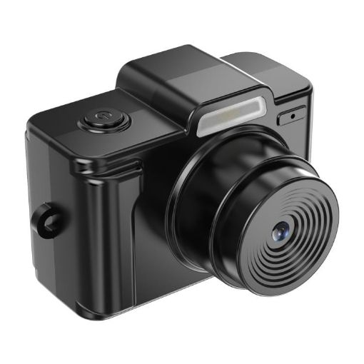 E9 1080P HD Mini Camera, Portable, Supports 128GB TF Card, Black - 1