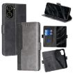 Redmi A5 4G Leather Phone Case - Black/Grey Contrast Buckle 171.7mm - 1