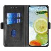 Redmi A5 4G Leather Phone Case - Black/Grey Contrast Buckle 171.7mm - 3