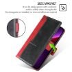 Red + Black Leather Phone Case for Redmi Note 14S 4G with Side Buckle - 6