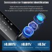 Z17 Tuya Smart WiFi Fingerprint Password Door Lock, 18cm, Black - 3