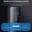 Z17 Tuya Smart WiFi Fingerprint Password Door Lock, 18cm, Black - 4