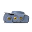 Canon G7 X Mark III Retro Blue Leather Camera Case Bag with Strap - 6