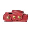 Canon G7 X Mark III Retro Red Leather Camera Case Bag with Strap - 6