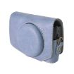 Canon PowerShot SX740 HS Blue Leather Camera Case Bag with Strap - 3