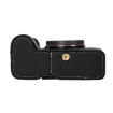 Sony Alpha 7C II Litchi Texture PU Leather Camera Half Case - Black - 5