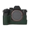 Sony ILCE7RM5/A7R5 Green Litchi Texture PU Leather Camera Half Case - 1