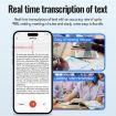 JNN Q90A 64GB Smart AI Voice Recording Pen with APP Control - Black - 6