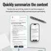 JNN Q90A 64GB Smart AI Voice Recording Pen with APP Control - Black - 8