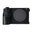 Sony ILCE-6700/A6700 Litchi Texture PU Leather Camera Half Case Black - 1