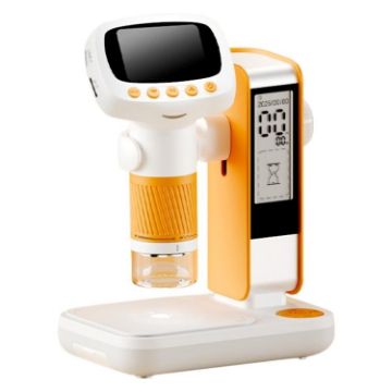 CM5 HD Digital Electron Microscope, 2" Screen, Orange - 1