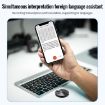 JNN A6 Portable Smart AI Magnetic Recorder, 8GB Memory, APP Control, Black - 8