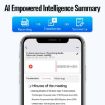 JNN A6 Portable Smart AI Magnetic Recorder, 16GB Memory, APP Control, Black - 5