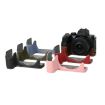 Nikon Z50II Wine Red Litchi Texture PU Leather Camera Half Case Base - 5