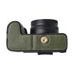 Nikon Z50II Green Litchi Texture PU Leather Camera Half Case Base - 4