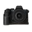 Nikon Z50II Litchi Texture PU Leather Camera Half Case Base Black - 1