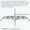 H78 Smart Watch 1.43" AMOLED IP67 Waterproof BT Call Silver/Brown - 5