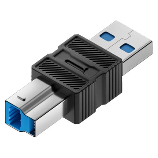 USB-B 3.0 Printer/Hard Drive/Computer Adapter, USB-B Male to USB Male - 1