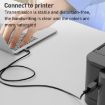USB-B 3.0 Printer/Hard Drive/Computer Adapter, USB-B Male to USB Male - 5