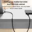 USB-B 3.0 Printer/Hard Drive/Computer Adapter, USB-B Male to Type-C Male - 6