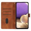 OPPO Reno14 5G Global Triangles Embossed Leather Case Brown - 4