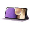 OPPO Reno14 Pro 5G Purple Leather Case - Triangles Embossed Design - 5