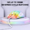 ONIKUMA CW925 12800DPI RGB Gaming Wired Mouse - White E-Sports Edition - 5