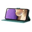 Xiaomi Poco F7 Pro/Ultra Green Triangles Embossed Leather Case - 5