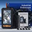 P380 8mm Lens Pipeline Endoscope, 4.3" HD Screen, 5m Tube - 8