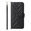 Huawei nova 14 5G Leather Phone Case with 6 Card Slots & Wrist Strap - 2