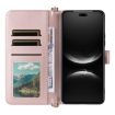 Huawei nova 14 Ultra 5G Leather Phone Case with 6 Card Slots & Strap Pink - 4