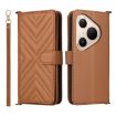 Huawei Pura 80 Pro 5G/Pro+ 5G Leather Case with 6 Card Slots & Strap - 1