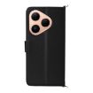 Huawei Pura 80 5G Leather Phone Case with 6-Card Slots & Wrist Strap - 3