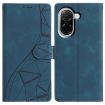 Redmi A5 4G Blue Leather Phone Case - Triangles Embossed, 173.3mm - 1