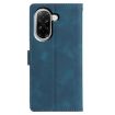 Redmi A5 4G Blue Leather Phone Case - Triangles Embossed, 173.3mm - 3