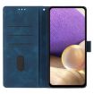 Redmi A5 4G Blue Leather Phone Case - Triangles Embossed, 173.3mm - 4
