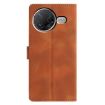 Redmi K80/K80 Pro Brown Triangles Embossed Leather Phone Case - 3