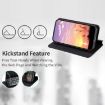 Huawei nova 14 Pro 5G Flip Leather Phone Case Black - Cubic Grid Texture - 5