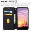 Huawei nova 14 Pro 5G Blue Flip Leather Phone Case - Cubic Grid Texture - 4