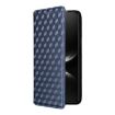 Huawei nova 14 Ultra 5G Blue Flip Leather Phone Case with Grid Texture - 2