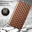 Huawei nova 14 Ultra 5G Brown Flip Leather Phone Case with Grid Texture - 7