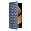 Huawei Pura 80 Ultra 5G Blue Flip Leather Phone Case with Cubic Grid Texture - 2