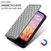 Huawei Pura 80 Ultra 5G Silver Flip Leather Phone Case with Grid Texture - 6