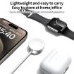 Apple Watch Series xDfind Aluminum Shell Magnetic USB-A Charger (White) - 8