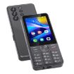 UNIWA XS24 Keypad Phone, 2GB+16GB, 3.5" Android 8.1, 4G, EU Plug, Gold - 2