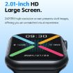 WK WH-08 Dreamer S Smart Watch, 2.01" Screen, BT Call Support, Black - 3