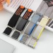Apple Watch Band 42/41/40/38mm xDfind Metal Buckle Nylon Braided (Black Grey) - 5