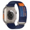 Apple Watch Band 42/41/40/38mm xDfind Metal Buckle Nylon Loop Midnight Blue - 1