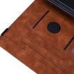 Samsung Galaxy Tab A7 10.4 Case: Calf Texture Leather, Card Slots, Brown - 6